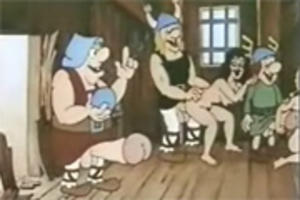 Grappige tekenfilmsex