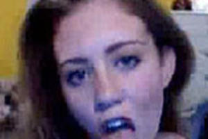 Geile vinger beurt voor de webcam