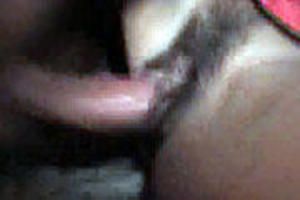 Heerlijke natte behaarde doos