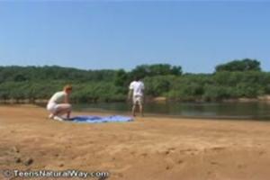 Meisje wil buitensex