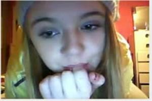 Cammen met een geile tiener