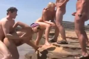 Orgie op het strand