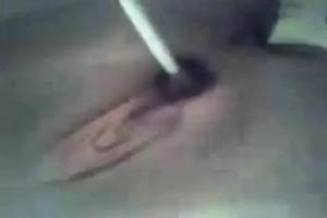 Een lolly in je kut stoppen