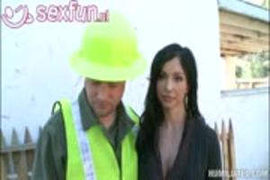 neuken op een bulldozer